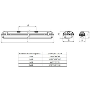 Промышленный потолочный светильник Компромисс 3 CB-C0400072